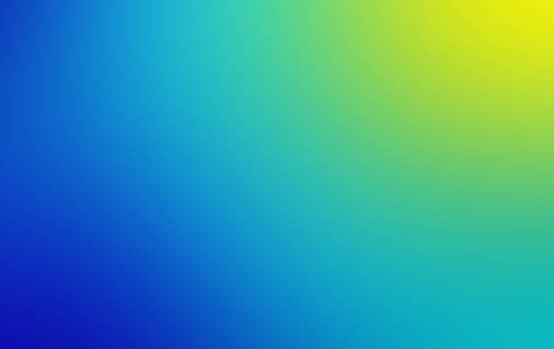 colourful gradient yellow green turquoise blue background shades. abstract yellow mixed Blue colorful background. Summer tropical backgrounds set with palms, sky and sunset. Abstract blue yellow gradation blur background. Smooth color transition