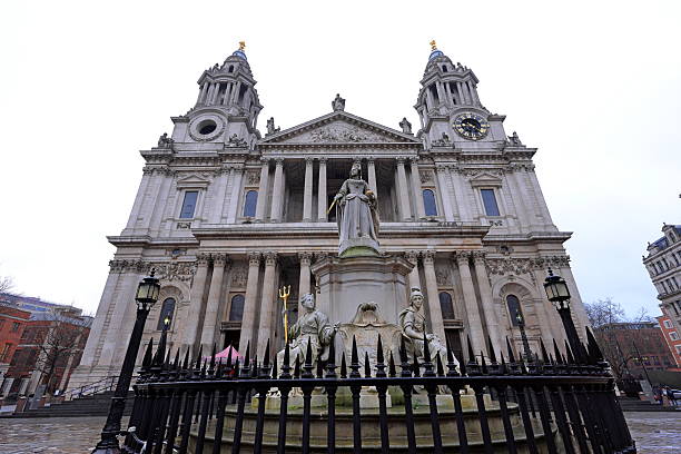 The magnificent St. Pauls Cathedral in the City of London, UK.