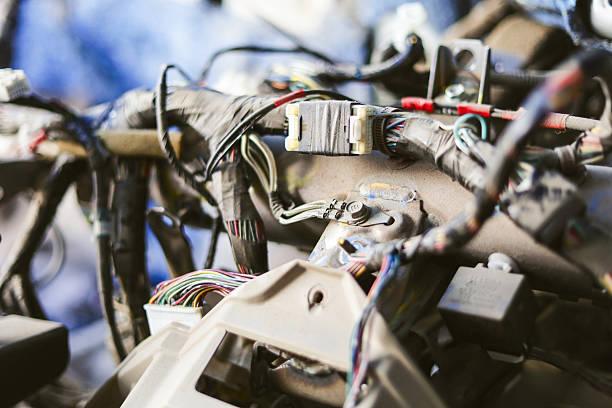 istock Car Dashboard Wiring System Repair and Maintenance Work 2214161515