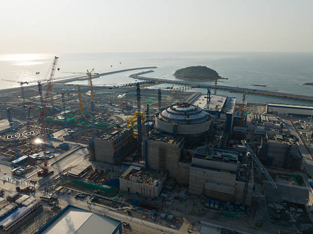 istock A new nuclear power plant under construction on the seashore 2214164232