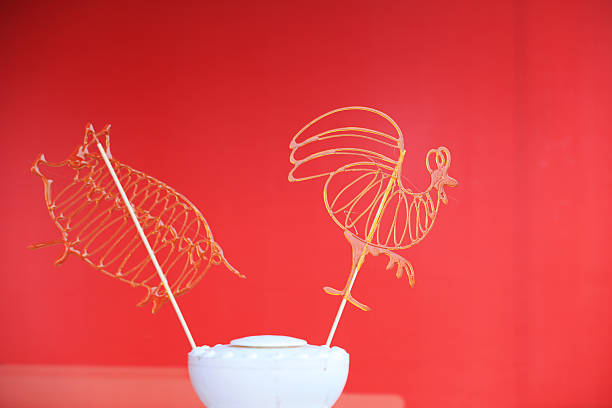 traditional chinese food sugar figurine
