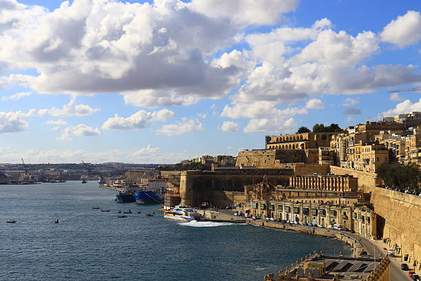 istock the beautiful bay of Malta 2214173873
