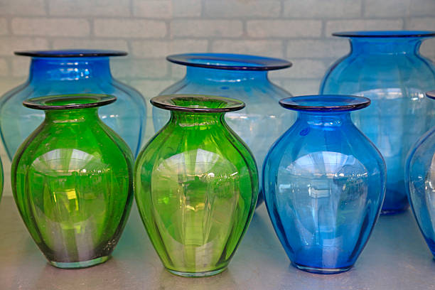 istock Glass bottles on the shelf 2214180701