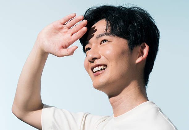istock A Japanese man in his 20s in the summer sunshine 2214190872