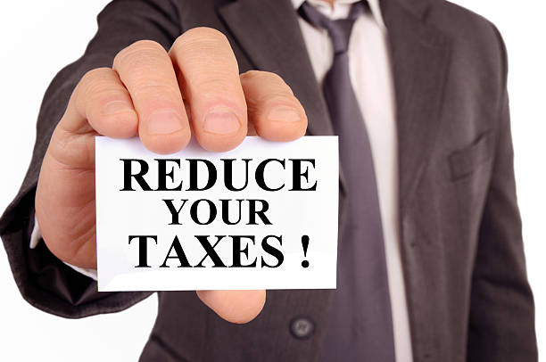 istock Tax reduction concept 2214191513