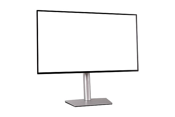 istock Smart monitor with blank screen isolated on white background. 2214194898