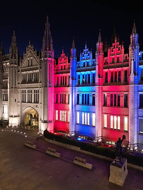 istock Marischal College In Red & Blue 2214202754