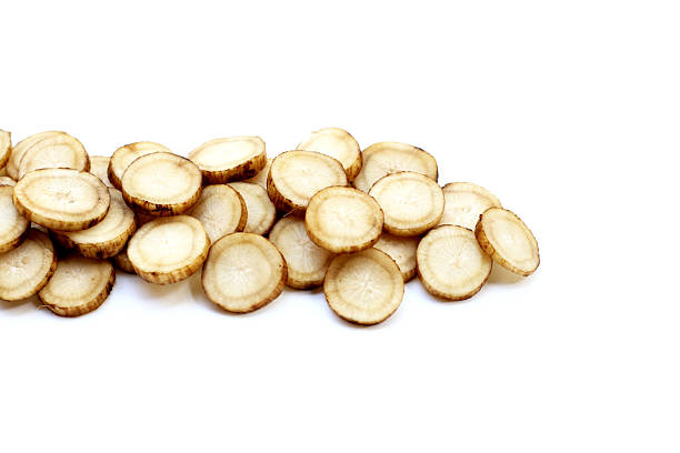 istock Fresh burdock roots or gobo roots 2214205635