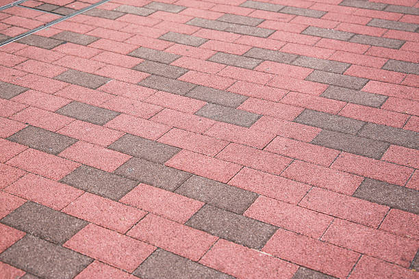istock Texture of brick pavement in Tokyo Japan 2214205741