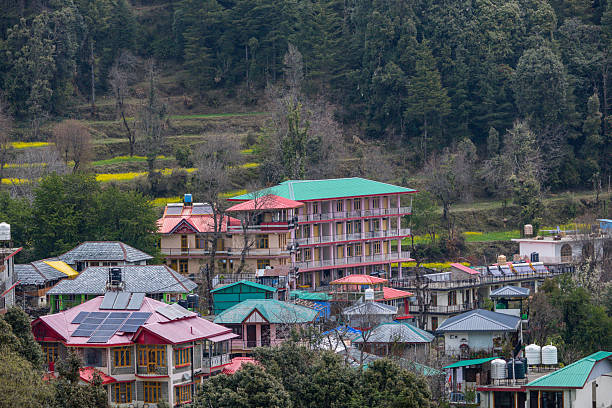istock Town of Dharamkot in Dharmashala 2214216460