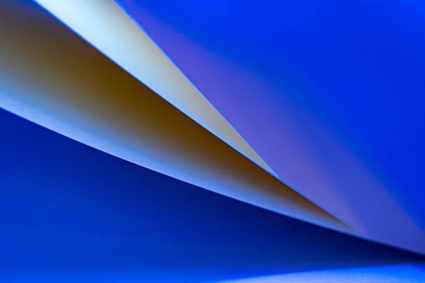 istock Colorful abstract curves in shades of blue and white tints creating a dynamic visual experience 2214219989