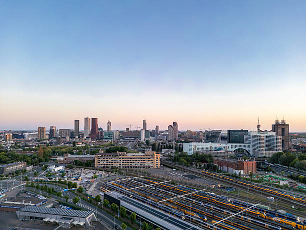 istock Skyline of The Hague at dawn. 2214221783