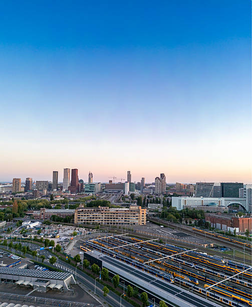 istock Skyline of The Hague at dawn. 2214221820