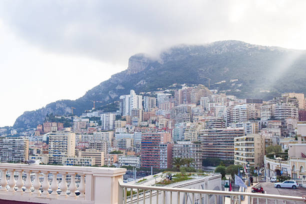 Monte Carlo, Monaco - 12 April 2024: Overview of harbour