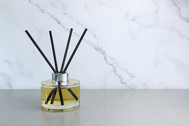 istock luxury aroma reed diffuser air freshener on table in nice design bedroom to create good relax ambient home house decoration 2214233226
