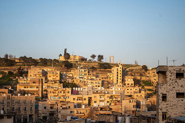 istock Sunset cityscape of Amman, Jordan 2214233484