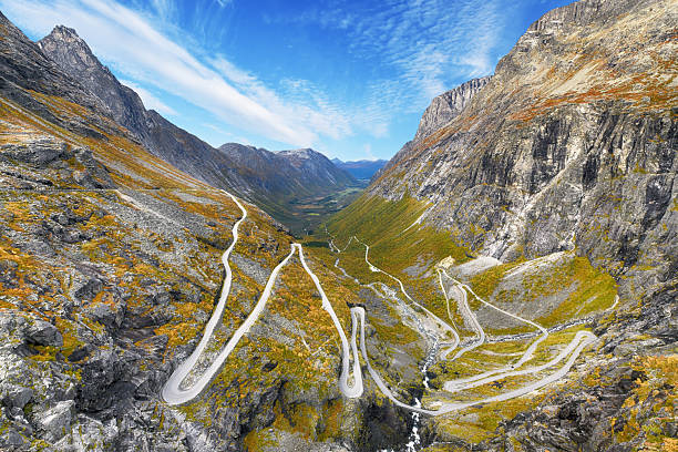 istock Trollstigen - windy road in Norway at autumn 2214237825