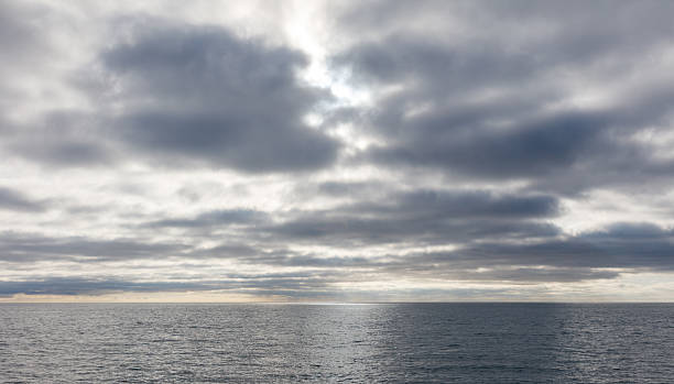 istock The sky is cloudy and the ocean is calm 2214244305