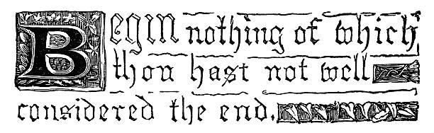 istock Begin Nothing of Which Thou Hast Not Well Considered the End - 19th Century 2214253133
