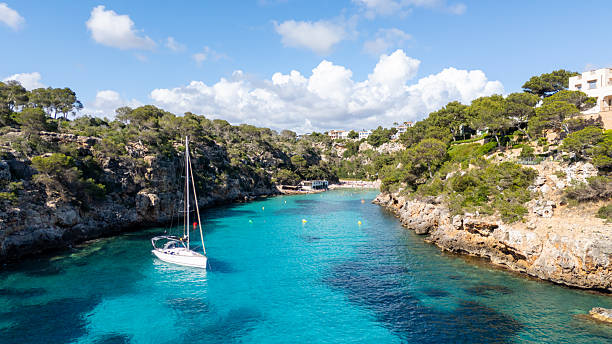 istock Aerial View of Cala Pi Beach, Mallorca, Spain 2214257722