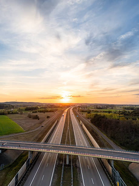 istock Dusk Panorama of Elevated Roadway 2214272239