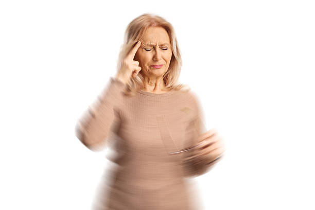 istock Woman with severe headache feeling dizzy 2214272714