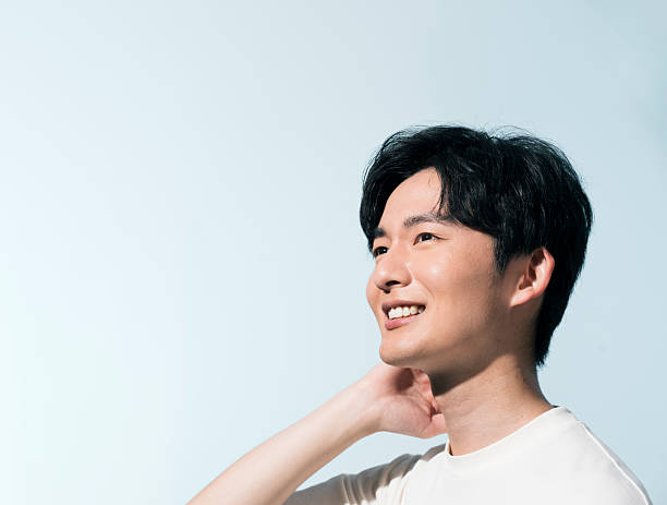 istock Japanese man in the summer sunshine 2214290952