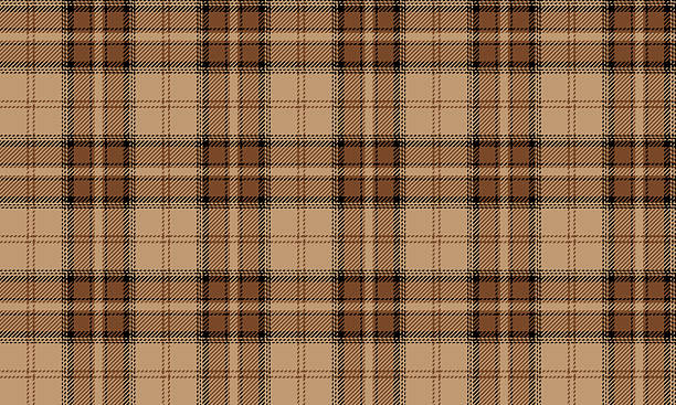 istock Seamless plaid, cream, brown, black, classic and warm feeling, suitable for designing clothes, skirts and pants, adding elegance and uniqueness to your style. 2214291700