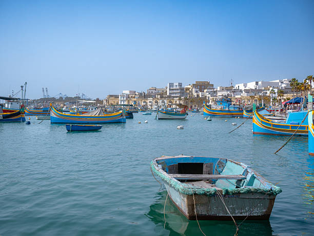 istock Scenic view of Marsaxlokk, Malta 2214298487