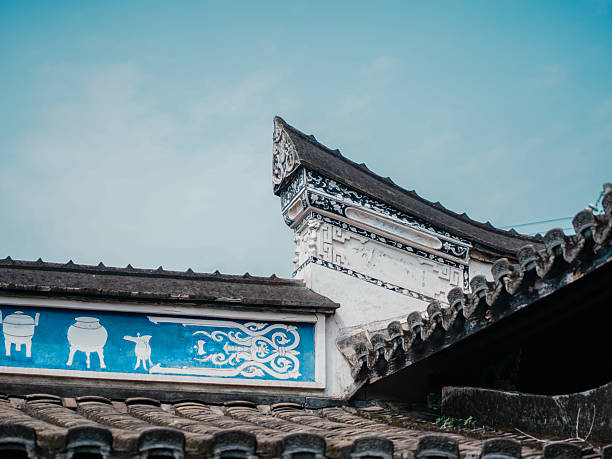 istock The eaves of Chinese retro architecture 2214303054