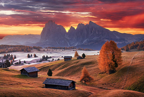 istock Alpe di Siusi valley in Italian dolomites 2214315454