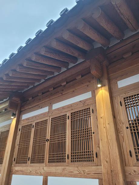 istock traditional Korean house hanok 2214323363