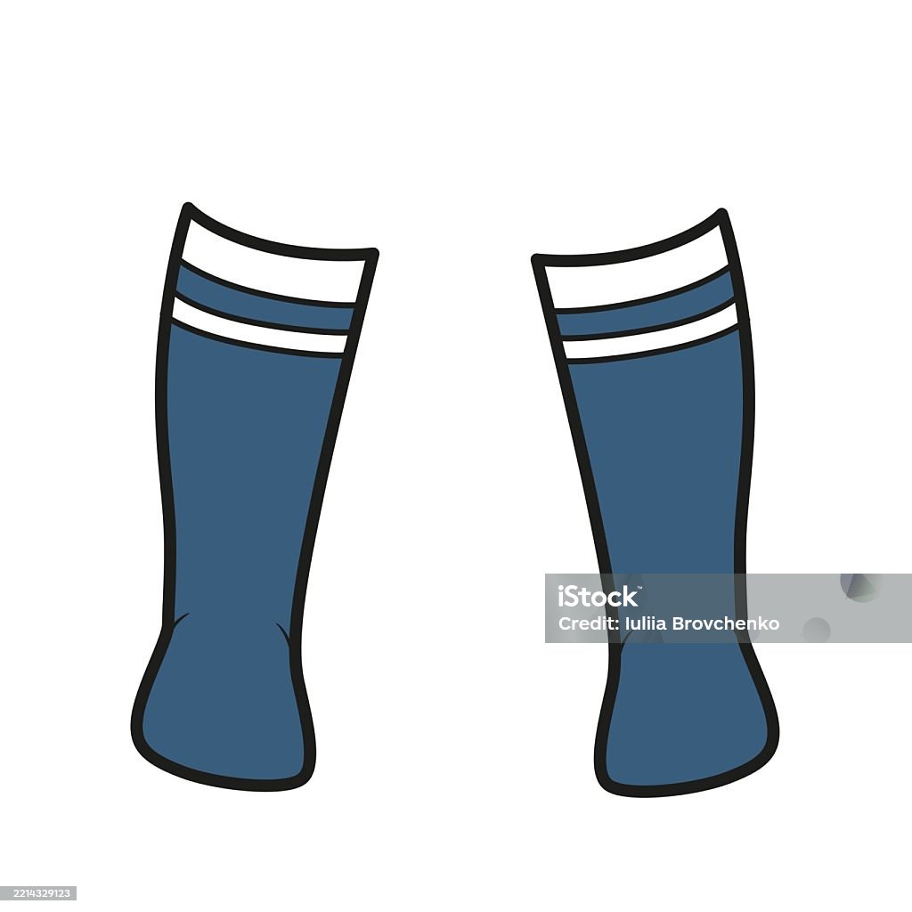 Stocking Color High Stockings Color Variation For Coloring Page On A White Background ...