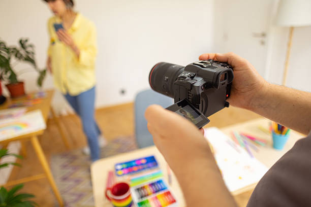 Photographer Captures Video Call Moment