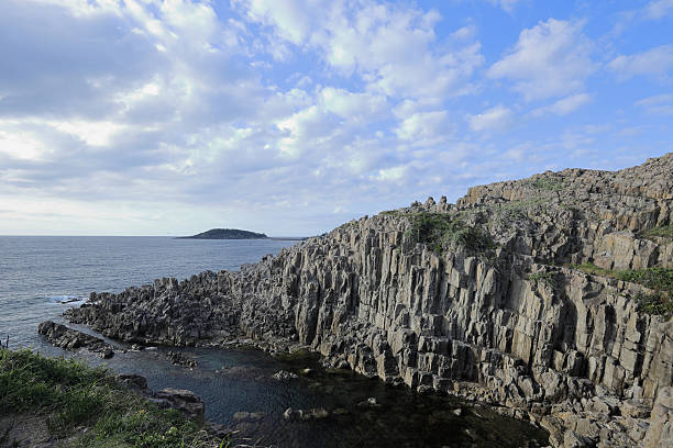 Tojinbo cliff in Fukui, Japan
