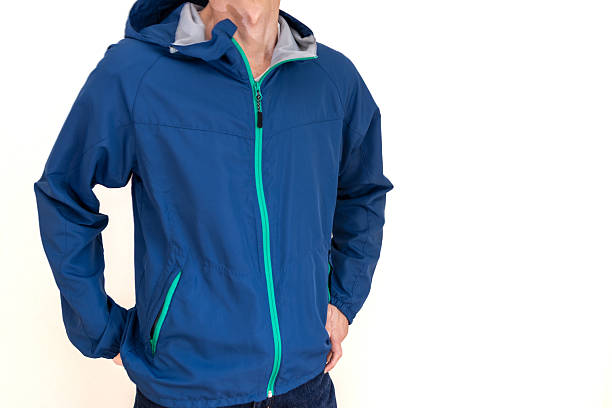 A man wearing blue sportswear