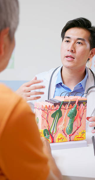 istock asian elderly skin consultation 2214355927
