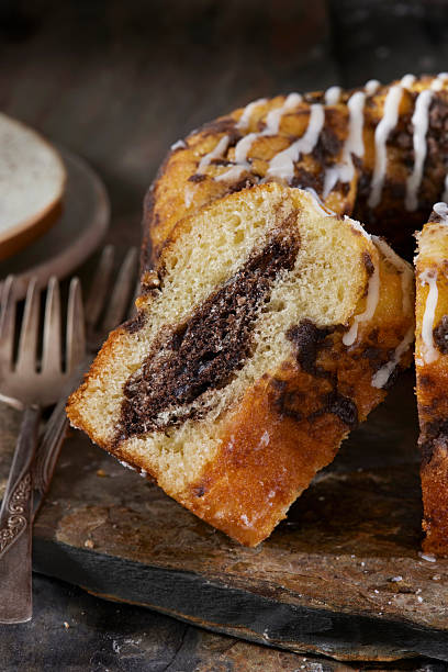 Chocolate and Vanilla Marble Bundt Coffee Cake