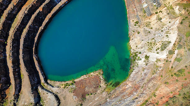 istock An abandoned uranium mine in the Australian vastness, seen from above 2214359697