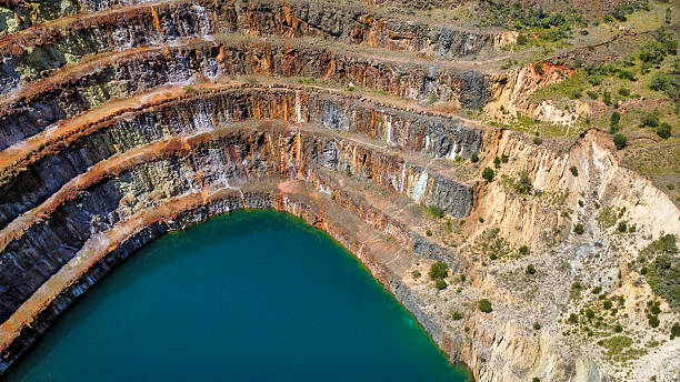 istock An abandoned uranium mine in the Australian vastness, seen from above 2214361124