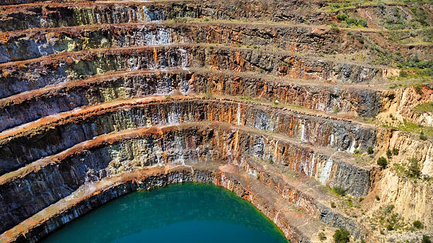 istock An abandoned uranium mine in the Australian vastness, seen from above 2214361453