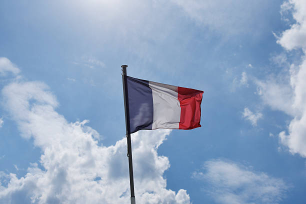 istock Saint-Malo - French flag 2214372499