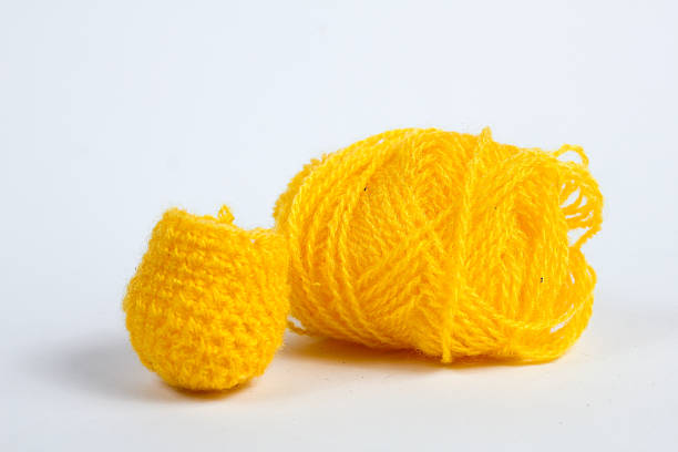 Close-Up Of Woolen Ball On Table
