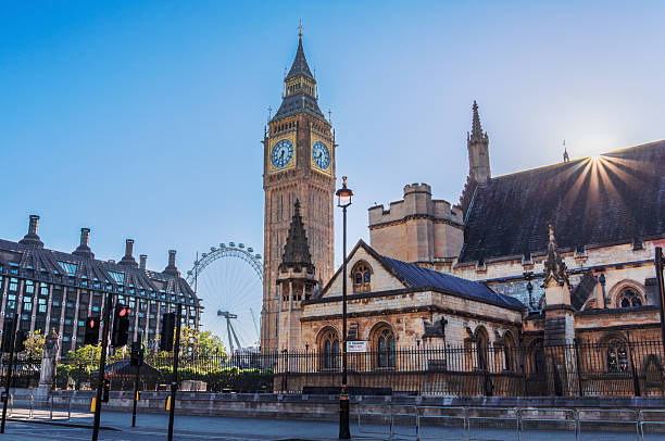 istock Elisabeth ll Tower clock in Westminster and historical architecture 2214398487
