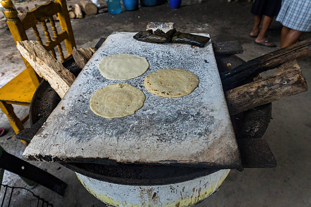 istock Cooking traditional corn tortillas on comal in veracruz, mexico 2214406180