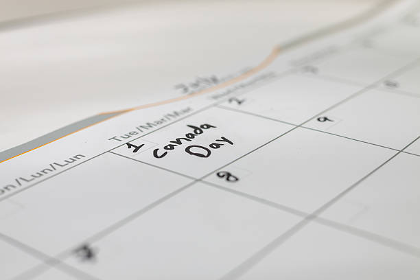 istock calendar by marking Canada's day 2214420457