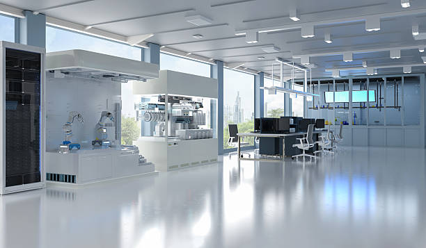 istock White futuristic semiconductor manufacturing factory 2214423472
