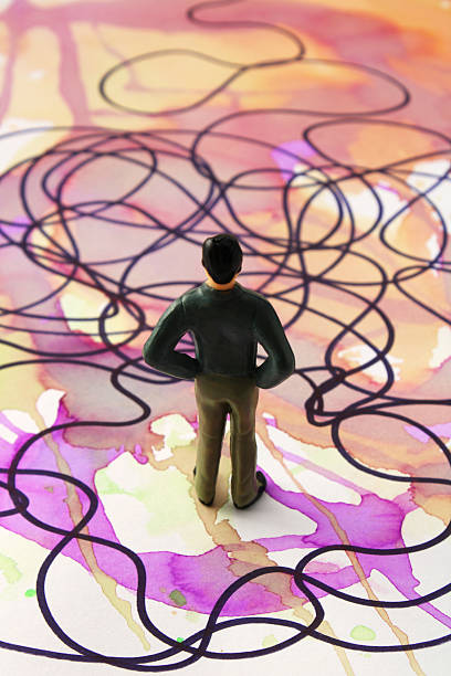 istock Leader executive faces problems and finds a solution to find the way out 2214424524