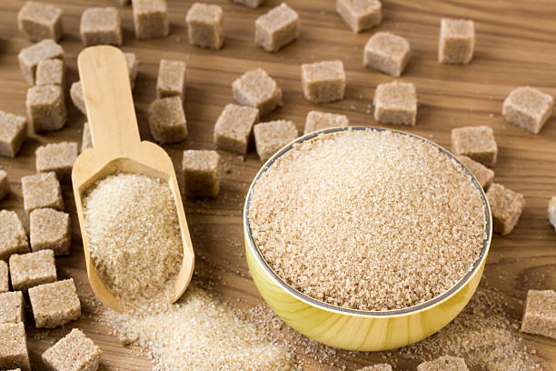 istock Granulated sugar in bamboo bowl 2214426283