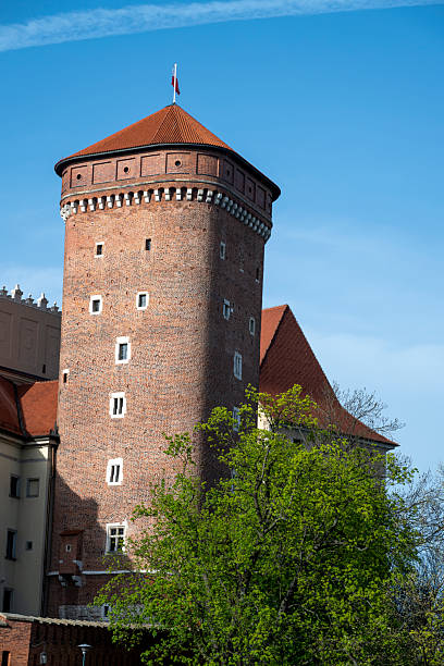 istock Old town city skyline, daytime view, Krakow 2214450923